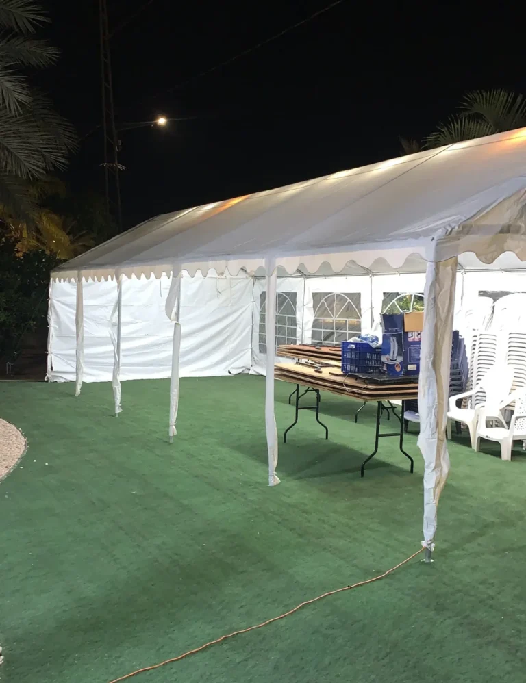 אוהל 4X10 להשכרה