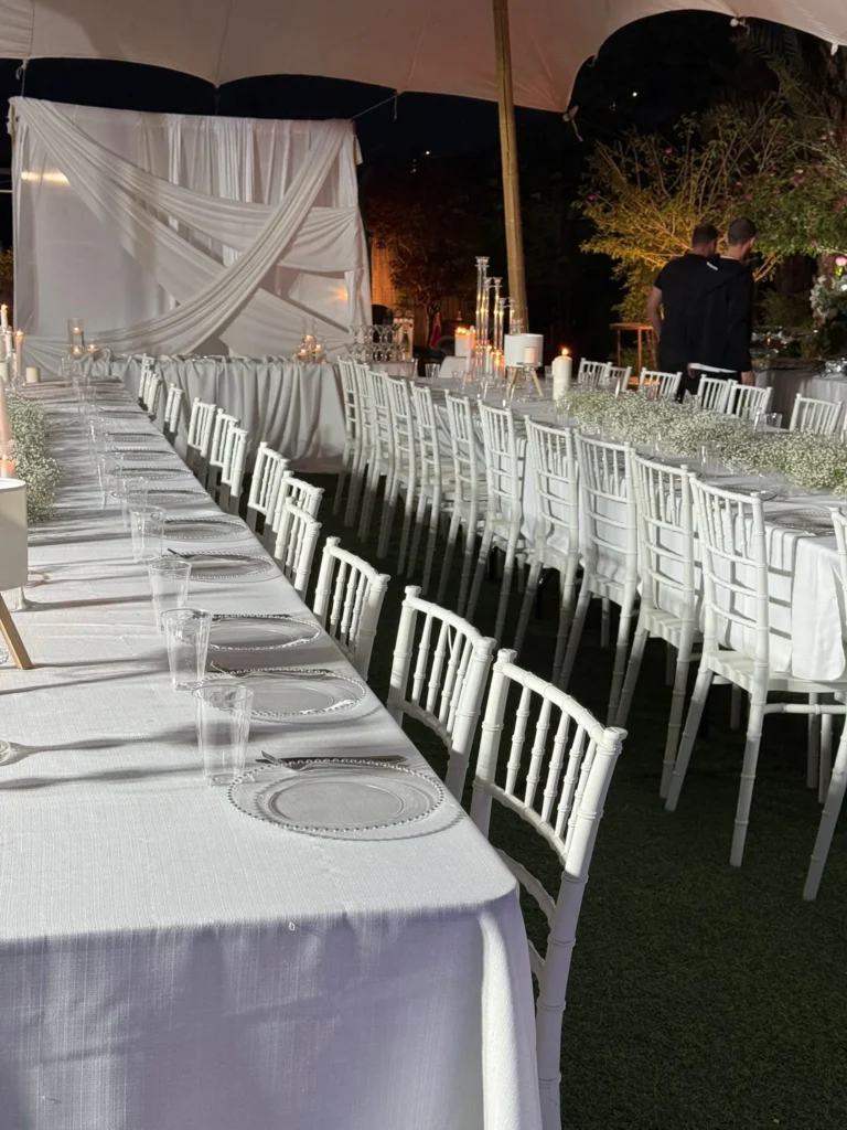 השכרת כיסאות ושולחנות לכל מטרה בכל אזור הדרום